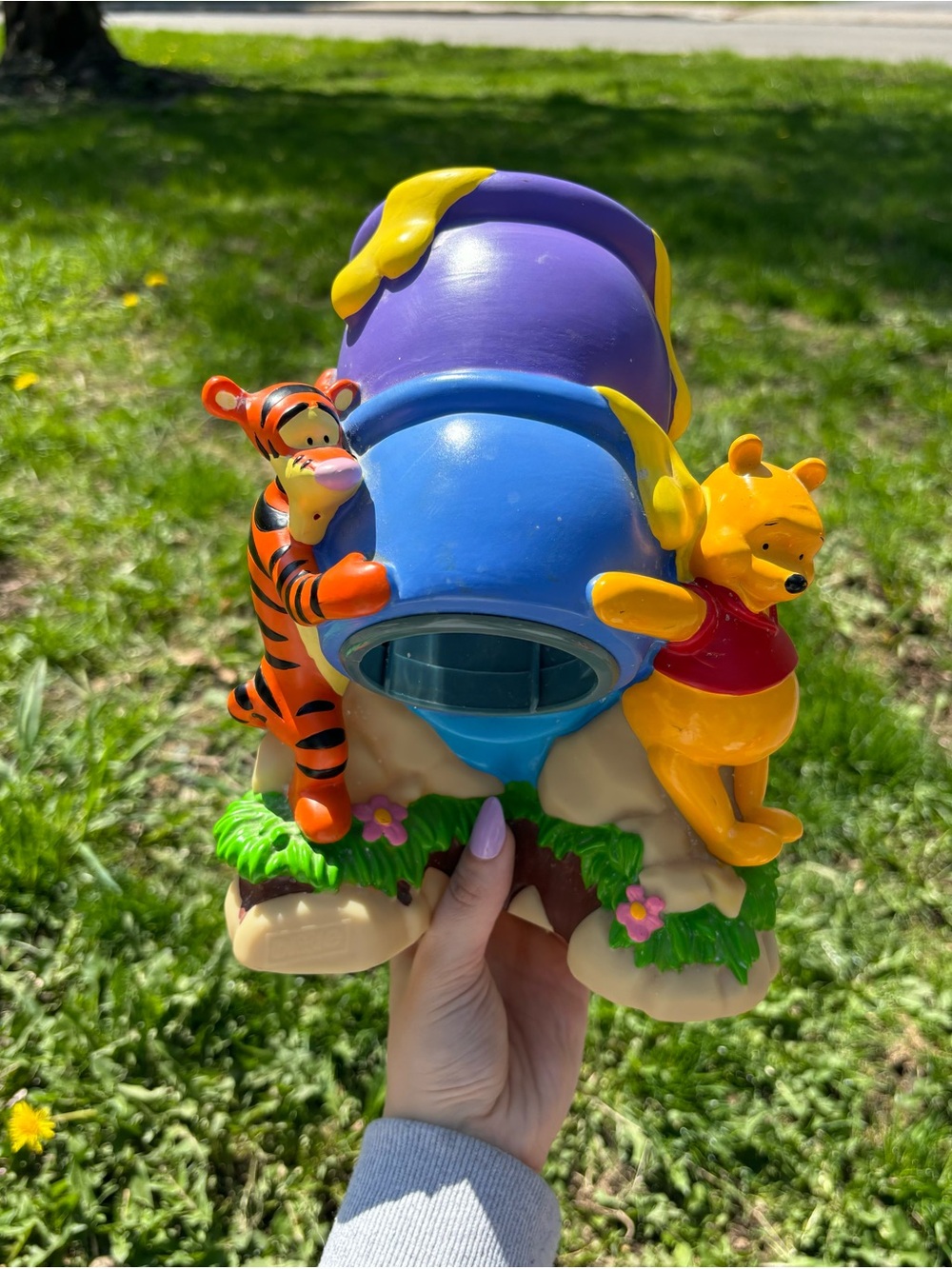 Winnie the Pooh & Tigger Dixie Cup Dispenser - Yellow, Blue, Purple